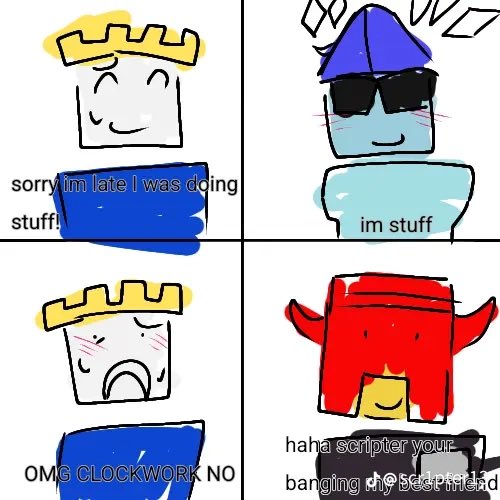 unpayasomuyraro's tweet image. Créditos a la idea original 

#robloxadmins #Scriptclock #roblox #scripter #Clockwork