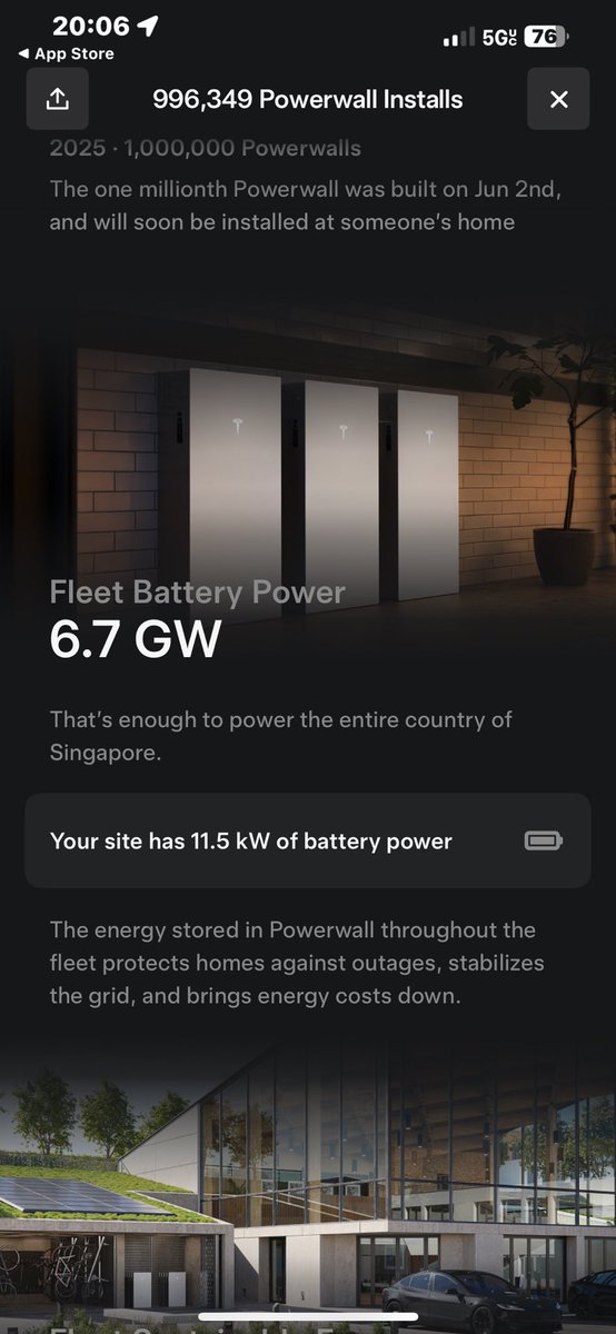 Hey <a href="/Tesla/">Tesla</a> <a href="/teslaenergy/">Tesla Energy</a>
Looks to be a glitch?
I have 4 Powerwalls.