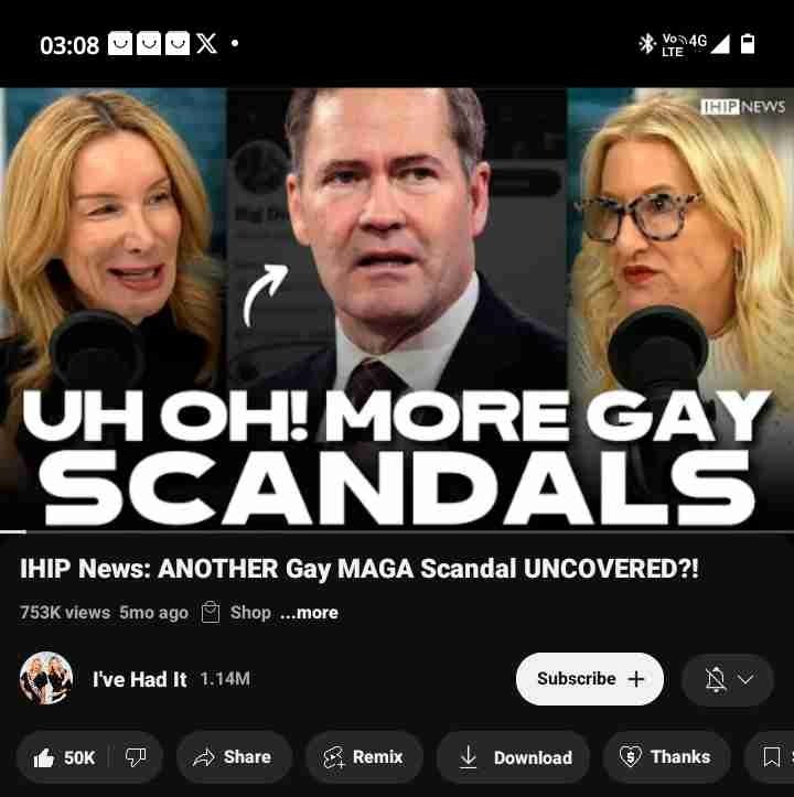 youtu.be/Ye03wwtK3a4?si…

It's not the newest NEWS 
I TOO LOVE TO SHARE S..T ON ARSEHOLES. HERE'S ONE OF MY FAVOURITE NUTBARS

<a href="/GOP/">GOP</a> <a href="/SenateGOP/">Senate Republicans</a> <a href="/HouseGOP/">House Republicans</a> 
<a href="/globeandmail/">The Globe and Mail</a> <a href="/dwnews/">DW News</a> <a href="/Europarl_EN/">European Parliament</a> <a href="/EU_Commission/">European Commission</a> 

It's always the earliest nastiest ones we always know they're penis suckers