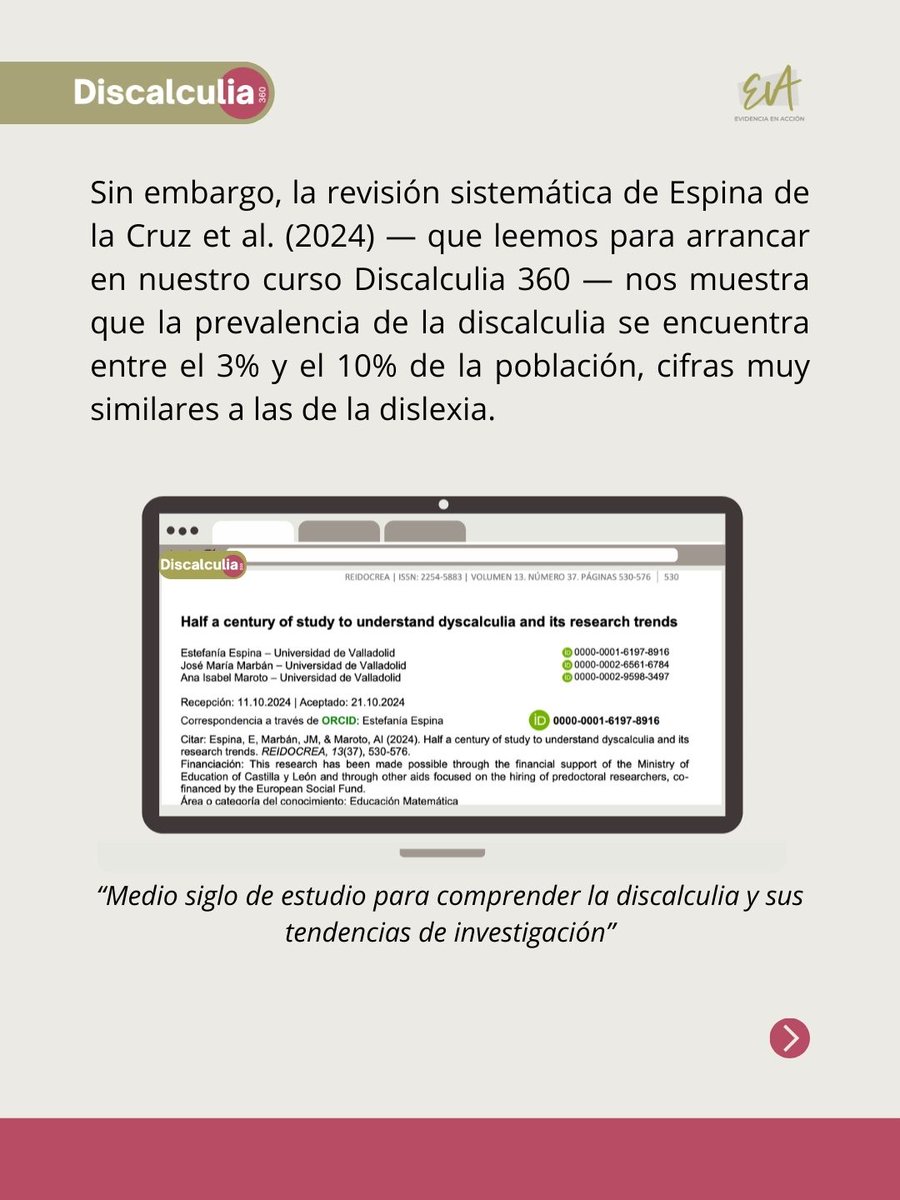 EvidenciaEVA's tweet photo. Te traemos #evidencia y algunas hipótesis #Discalculia https://t.co/AIOgIQTaW2