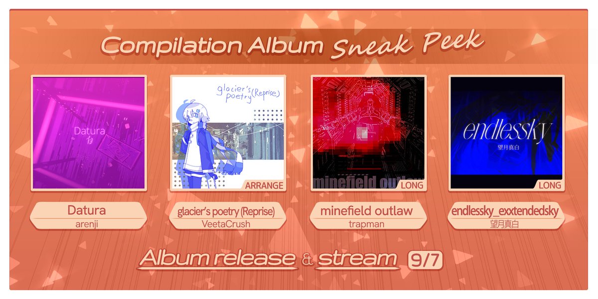 「Sunset」コンピレーションアルバムの収録曲をさらに4曲を公開いたします。今回もそれぞれ異なるディスクからの紹介となります。そして、これは9月7日のアルバムリリース前にお届けする最後のプレビューとなります！どうぞご期待ください。#bms_sunset