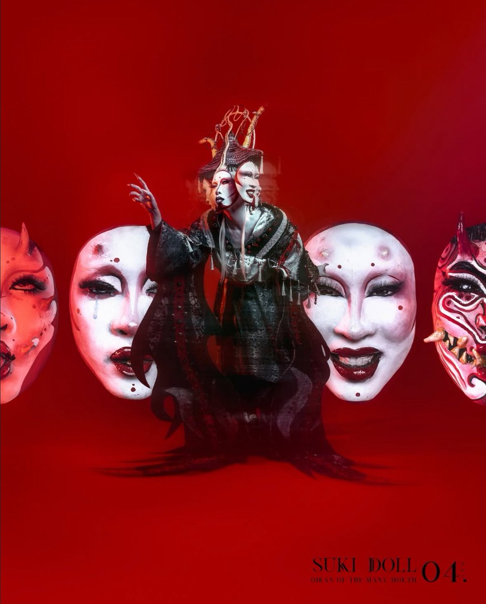 Suki Doll looks jawdropping in her "Happy Face-tival" runway for Drag Race Philippines: Slaysian Royale.