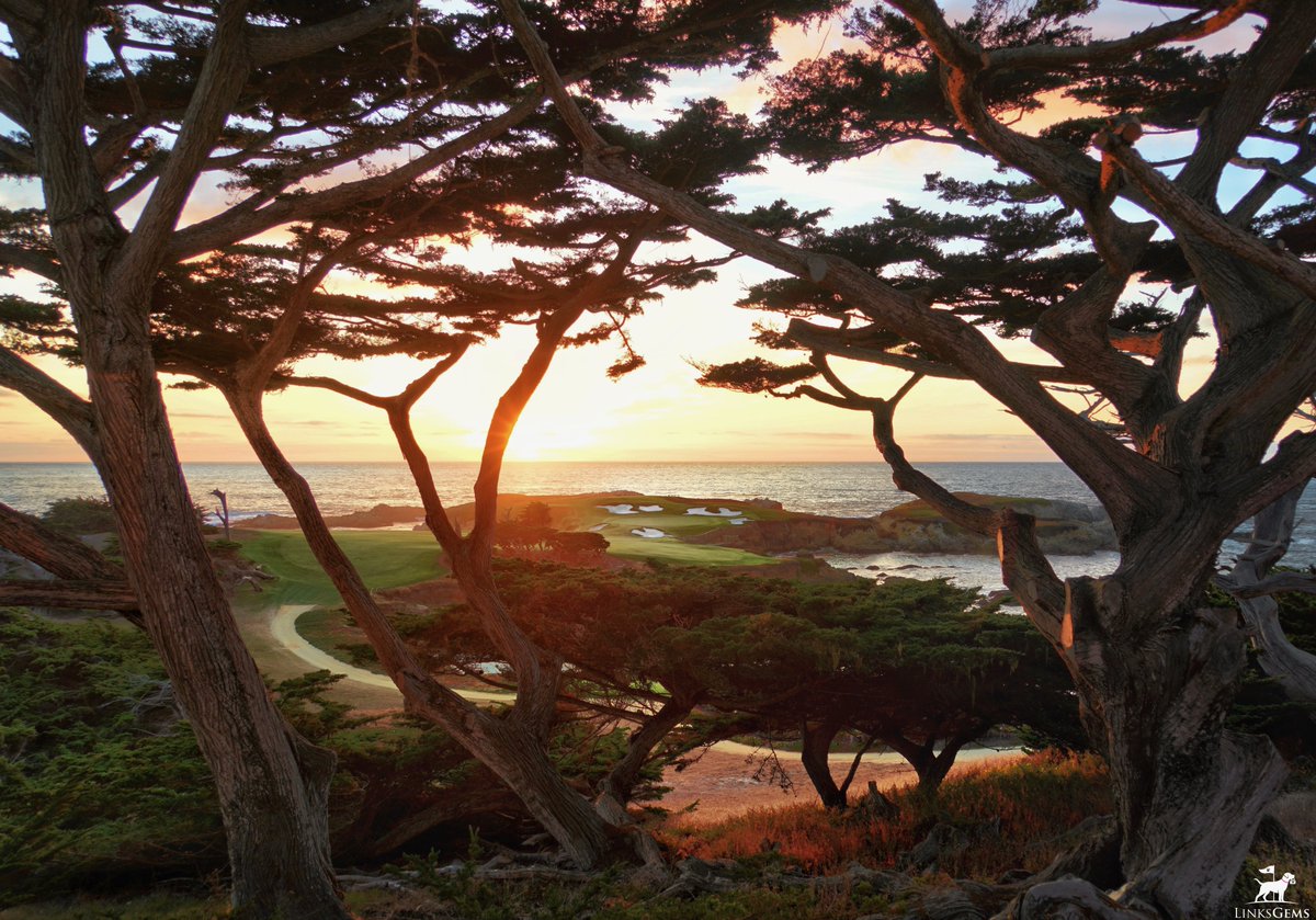 LinksGems's tweet image. This is the most beautiful golf hole in the world.

I don’t make many absolute, superlative statements about golf courses or golf holes, but for the 16th at Cypress Point, I can make an exception.

In fact, for a golfer, a look out over this hole might be the most beautiful view…