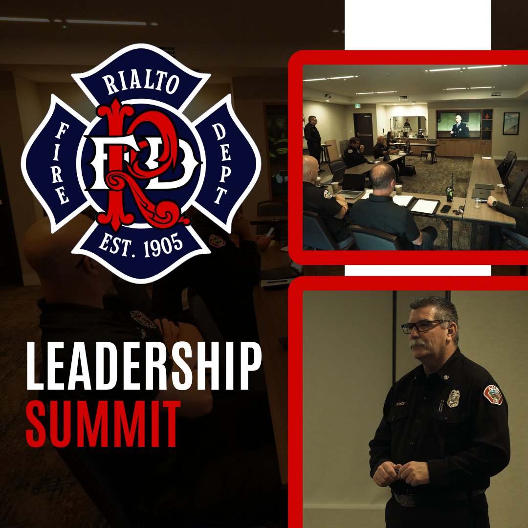 Fire Chief Jensen hosted a Leadership Summit for our command staff - focused on building skills in EMS, training, admin &amp; operations. Strong leadership = stronger service to our community. 

#LeadershipDevelopment  #FireService
