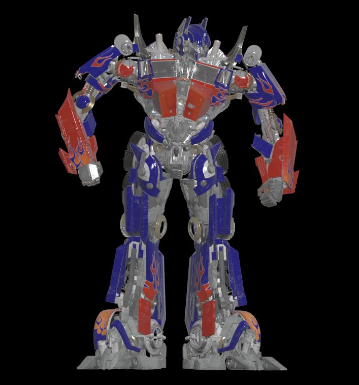 offaxismodels's tweet photo. got bored and made the most accurate optimus prime ever 
#transformers #3DModel https://t.co/qXYBhyEctd