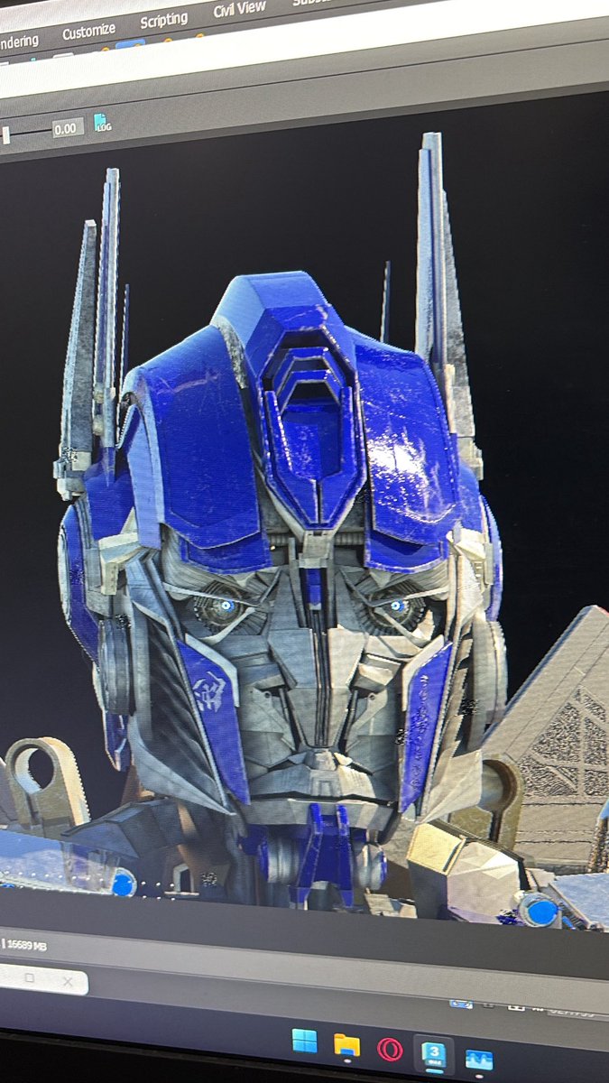 offaxismodels's tweet photo. got bored and made the most accurate optimus prime ever 
#transformers #3DModel https://t.co/qXYBhyEctd