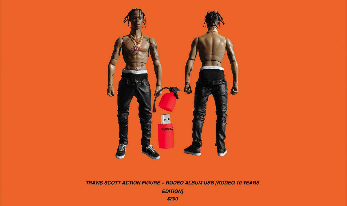 travis scott action figure album