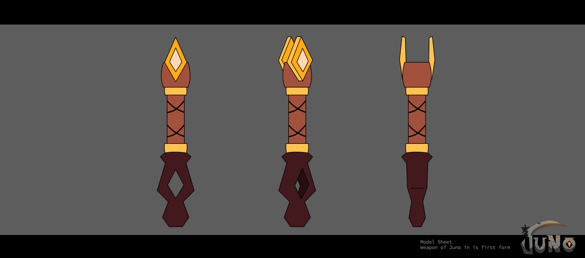 JUNOseries's tweet image. Juno&apos;s scythe has a new look! Concepted and finalized with a much needed updated style! 

Artist: @/Suziar1 (on 📷) 
#indieanimation #2danimation #propdesign