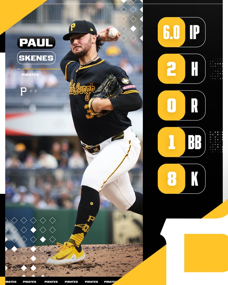 Paul Skenes was DEALING against the Dodgers 🔥