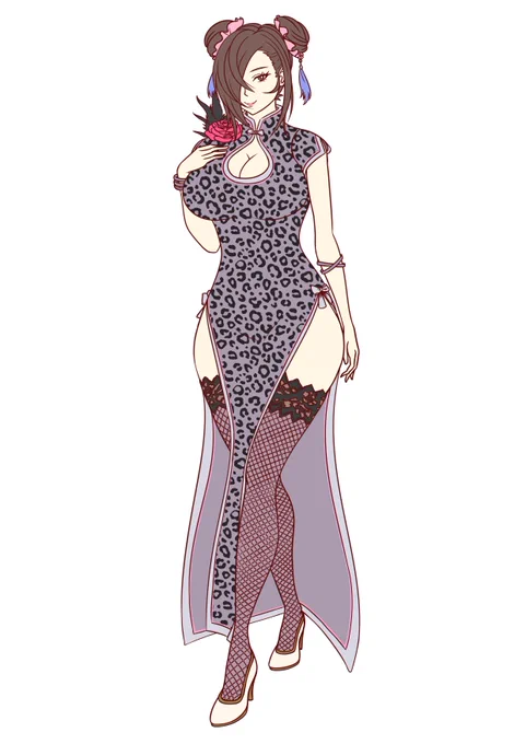WIP flats and lineart for Kagero