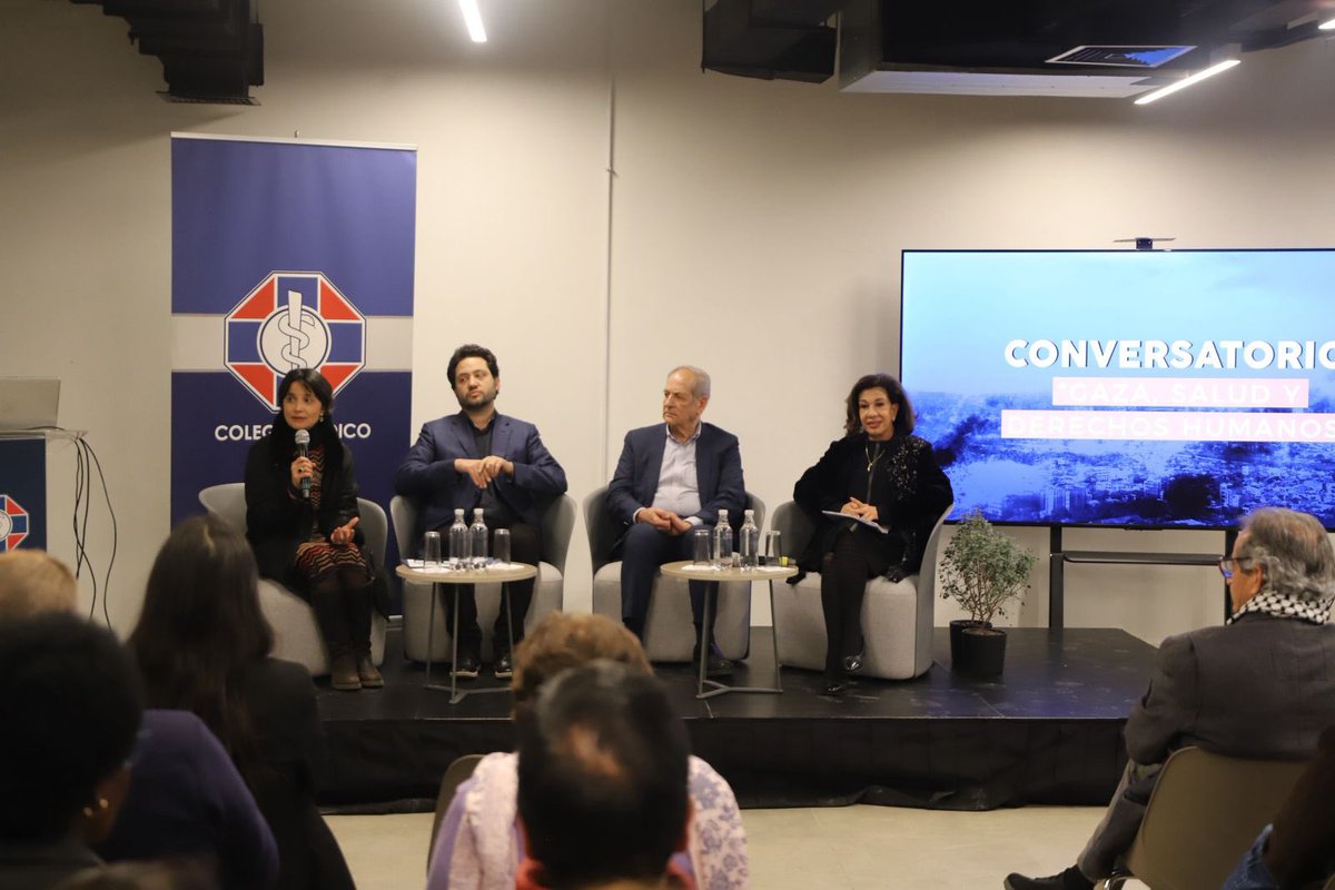Hoy realizamos el conversatorio: “Gaza, Salud y Derechos Humanos”, un espacio de diálogo y reflexión sobre la grave situación humanitaria en Gaza, con énfasis en su impacto sobre la salud. El conversatorio buscó visibilizar el rol de la comunidad internacional, la sociedad civil