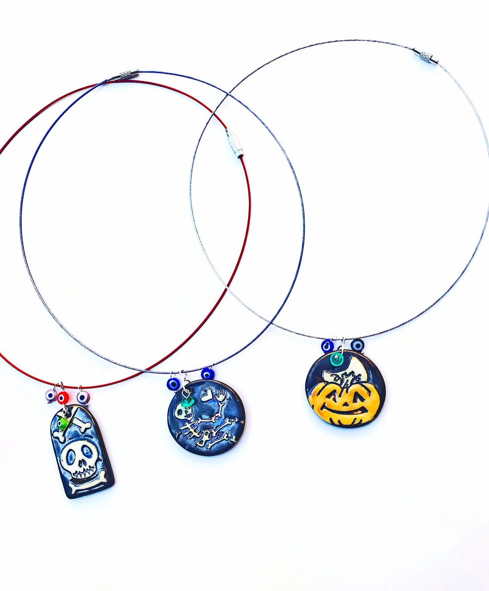 Covergirlbeads's tweet photo. Spooky Halloween Pendant Necklace: Ceramic Jack O'Lantern, Skull, Skeleton Choice - Stainless Steel, #shopmall #shophandmade #SDFTT
https://t.co/CSXvmTF6Vi https://t.co/hfnYhzLA2A