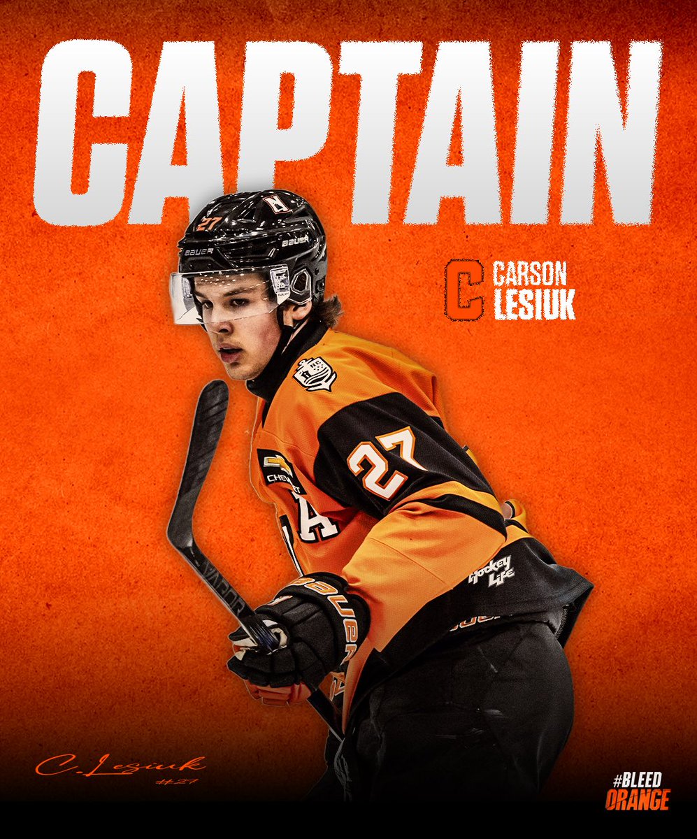 NEW CAPTAIN OF THE SHIP 🏴‍☠️🫡

Carson Lesiuk has been named our captain for the 2025-26 season‼️

#BleedOrange