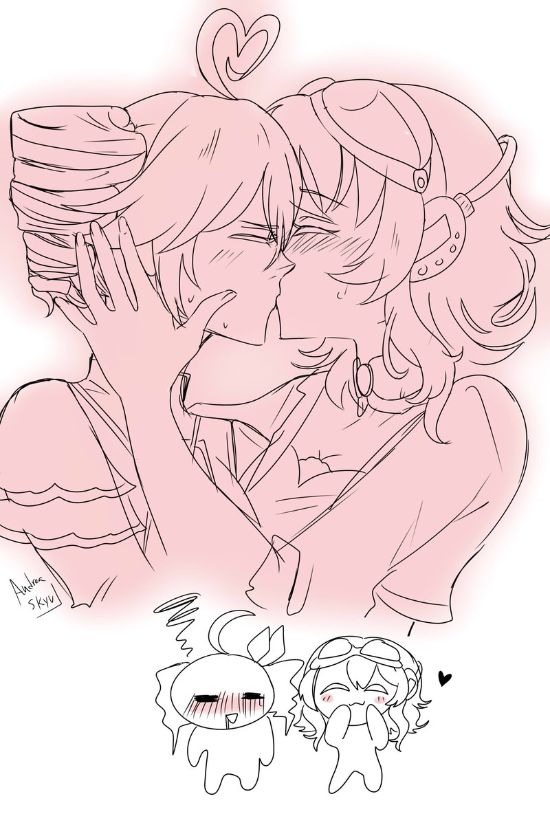 i love them, will draw more of this pair for sure ❤️💚
#GUMI #重音テト #gumiteto #tetogumi
