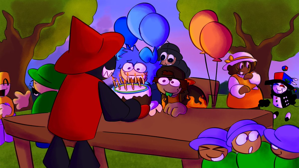 happy (very late) birthday to the twins
it was back on august 30th (yes, volume 1 day) n i wa struggling to finish it before then but
yeah
dynambis officially been around for 3 years now
🎂
#daveandbambi #daveandbambioc #bambisona