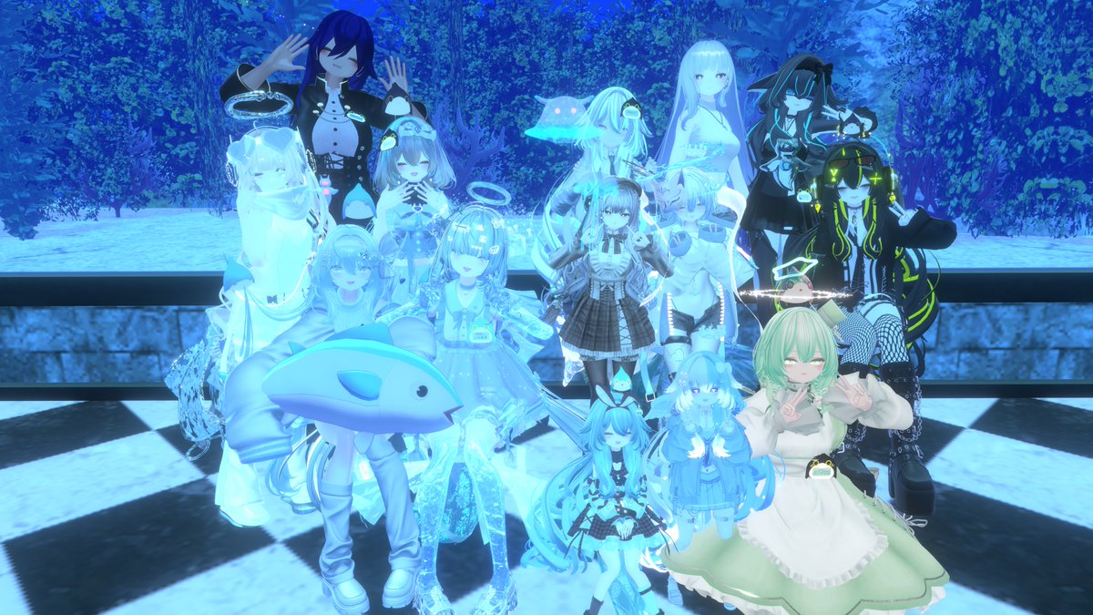 #ルルネ水族館 
昨日はみんなと水族館ではじめて会ったよ〜✨️
かわいいルルネちゃんとか色んな子が
遊びに来てくれてうれしかったな〜！
また流れ着いたら遊びに来てください🦈🫧

また再来週待ってますね𓂃🫧

あおい
