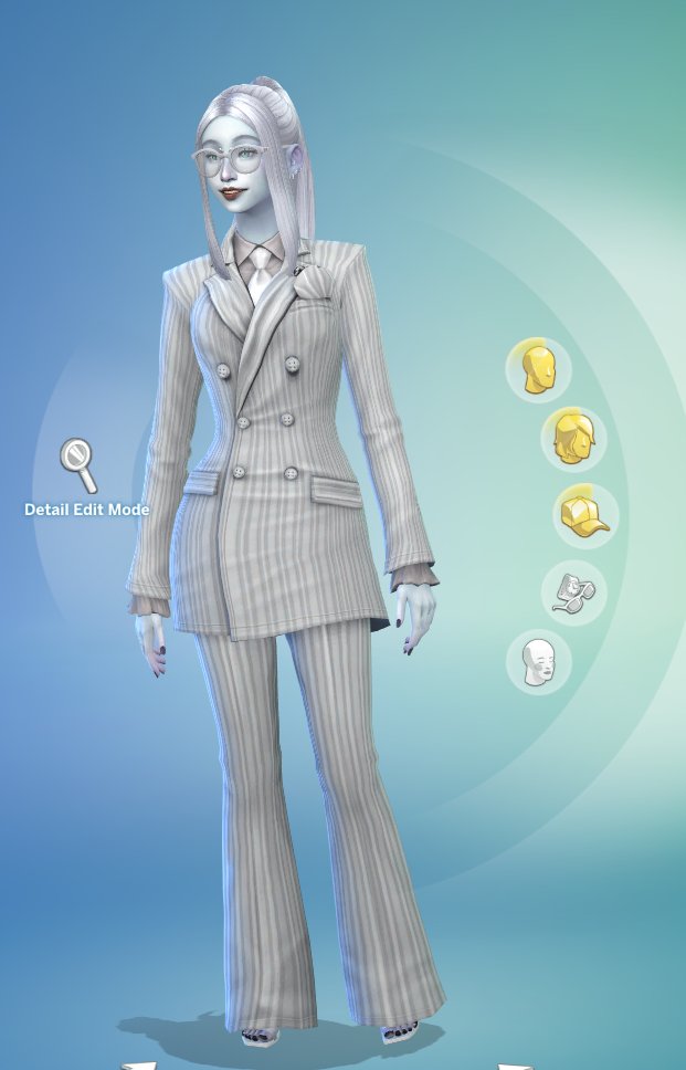 IshFang's tweet image. #notsoberrychallenge can we talk about how cute my Not So Berry Gen 4 Sim is?? this is Silver Berry, the heir of the Grey color in Not So Berry. I can't wait to be an athletic music obsessed slob that marries a neat sim.