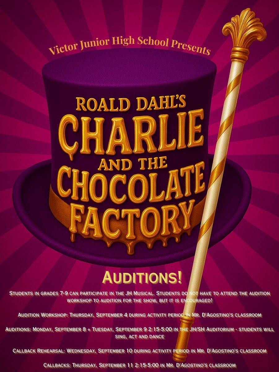 Victor Central Schools Theater tweet media