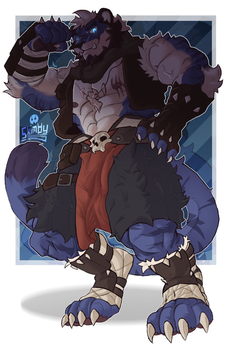 Rendered Full Body Commission for <a href="/skydtiger/">瑞戈爾🐾°</a>