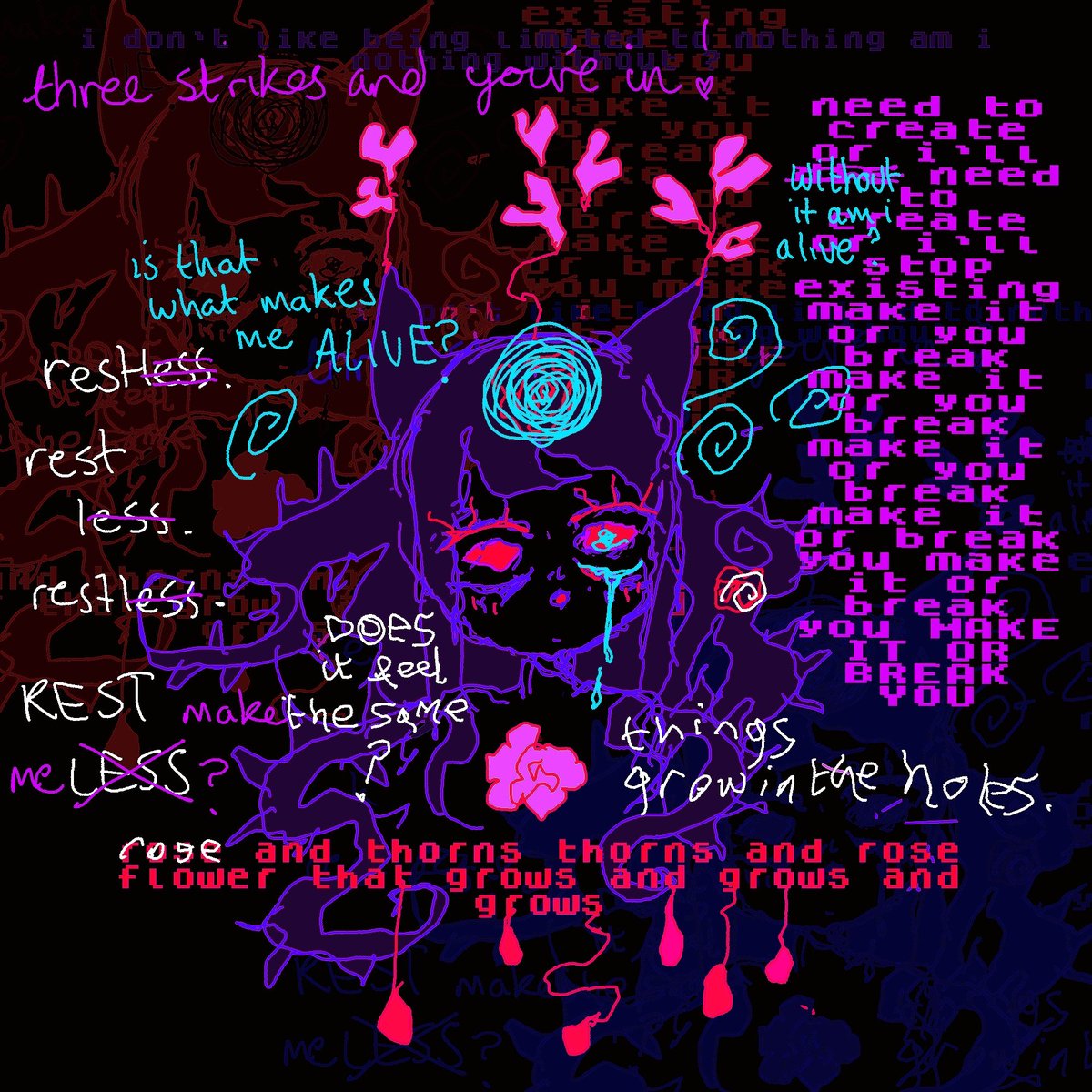 nikonikonek000's tweet photo. non-dominant hand drawing https://t.co/50Re5NzF50