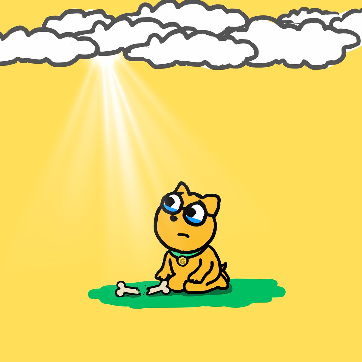 moma always seid "look up into teh sky &amp; find the sun on a cluody day"