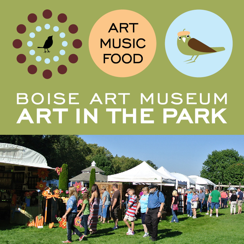 BAM is proud to present the 71st Art in the Park, opening TODAY at 10 a.m. in Julia Davis Park. Art in the Park is BAM’s largest annual fundraiser, so you’ll support the Museum with every purchase you make at this event. #BAMArtinthePark
boiseartmuseum.org/art-in-the-par…