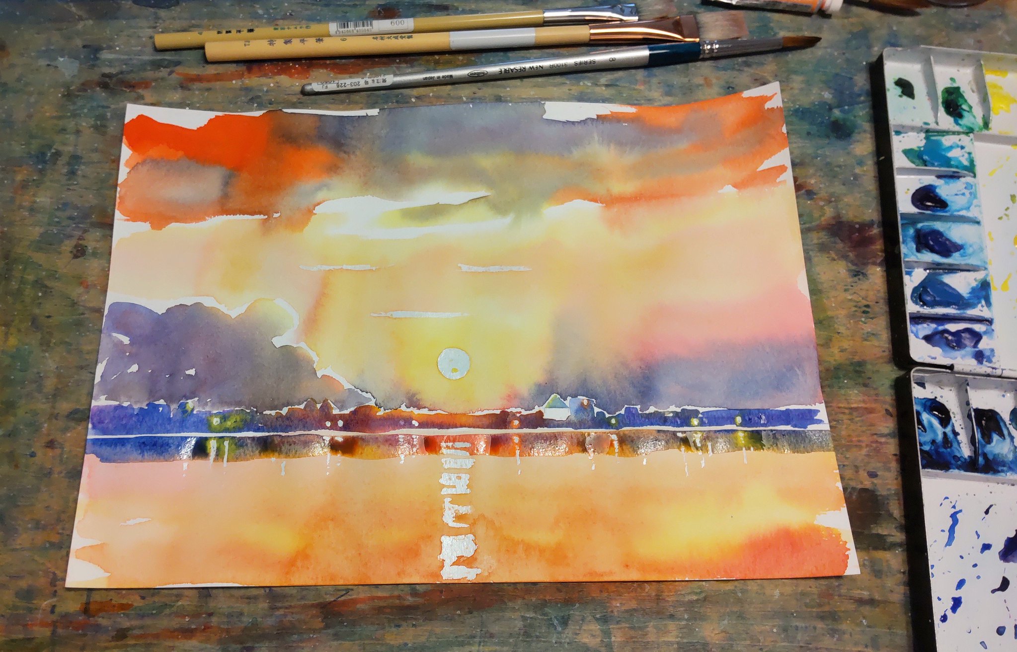 【希少】 水彩画 DiDi（土井大輔）watercolor on X: 