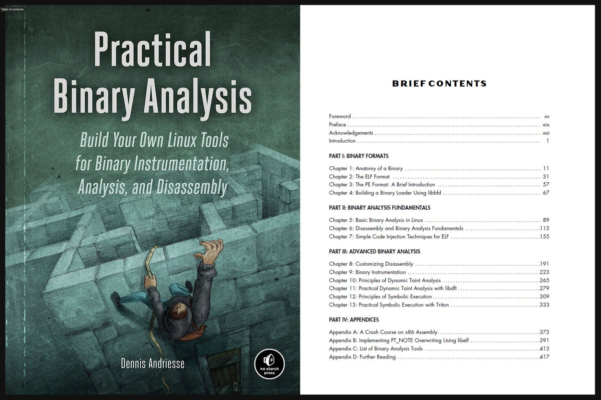 vivekgalatage's tweet image. A great book to dive into the internals of executables and more!