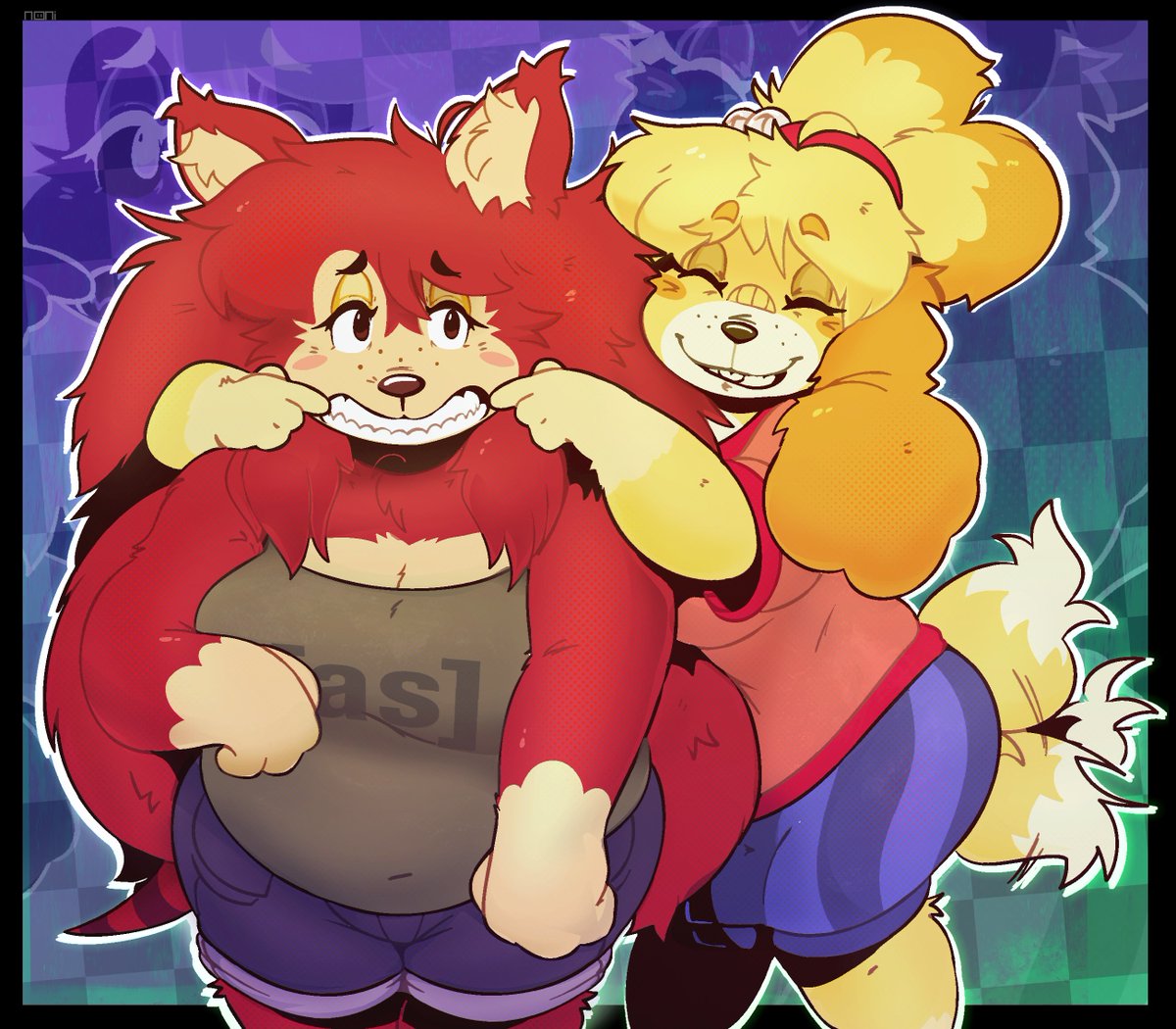 nonientalz's tweet photo. sable n belle https://t.co/IVFbVQc9Ku
