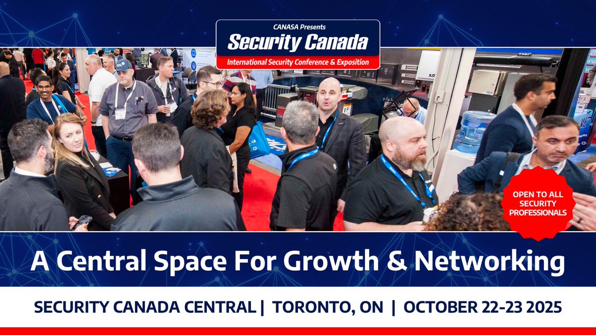 #SecurityCanada Central is more than just a trade show—it's the event where 8 out of 10 security professionals choose to network, learn, and grow. Join us and enhance your career or business alongside Canada's top security experts! Registration is FREE: tinyurl.com/4tj47m4b