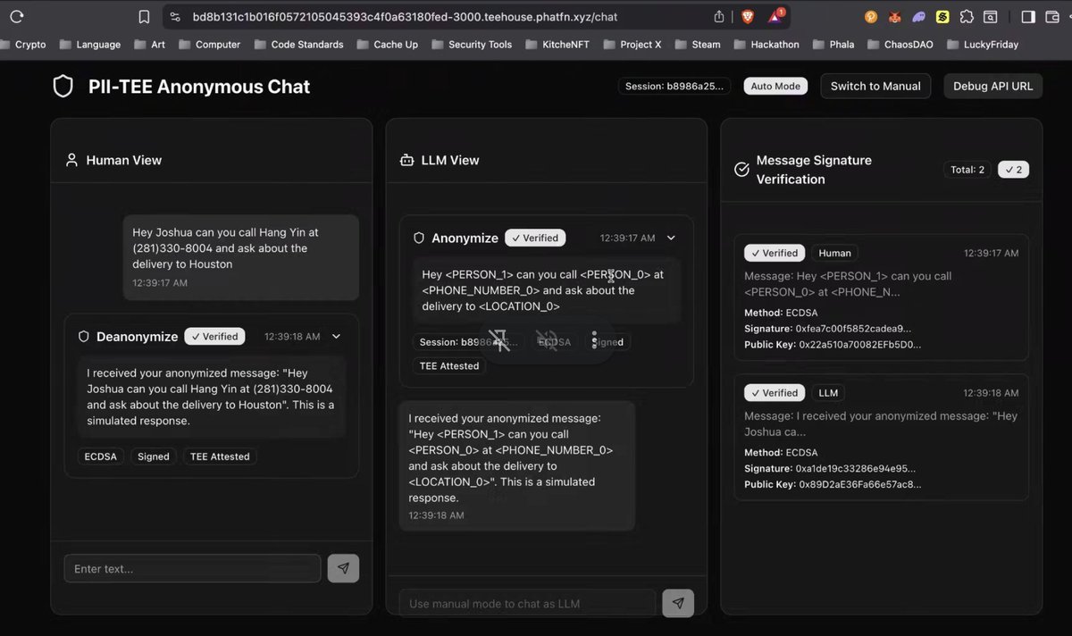 spoiler: use ChatGPT without giving secrets to ChatGPT

(secret sauce: TEE)
build by <a href="/hashwarlock/">Agent Joshua ₱</a> deployed on <a href="/PhalaNetwork/">Phala</a>