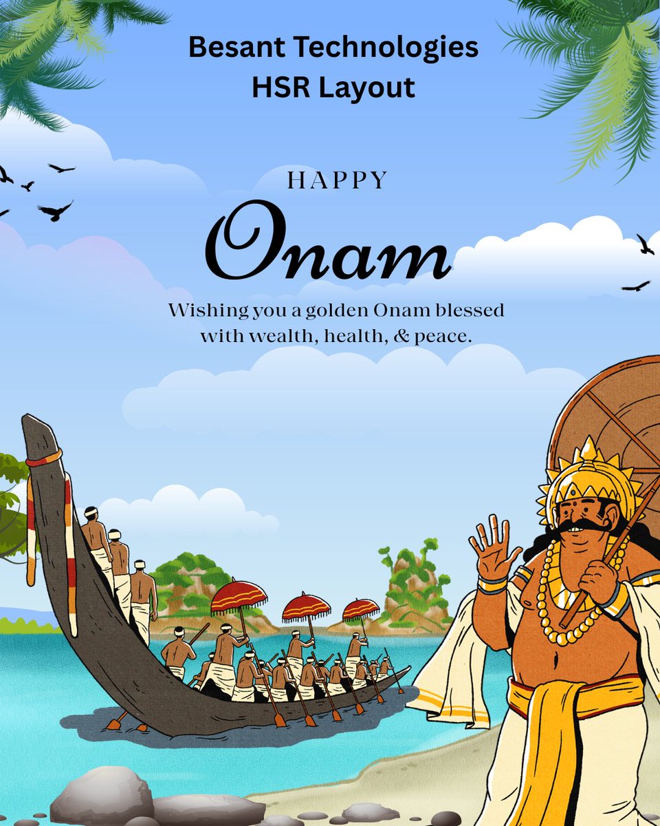 besantHsrLayout's tweet photo. 🏵️💮🌸🌼Onam is not just about flowers and feasts but also about sharing smiles and happiness. Happy Onam 2025! 🌼🌻🌹🪻

#onam2025🏵️🌼 #onamvibes🌸 #Onam https://t.co/XioVA7rFF4
