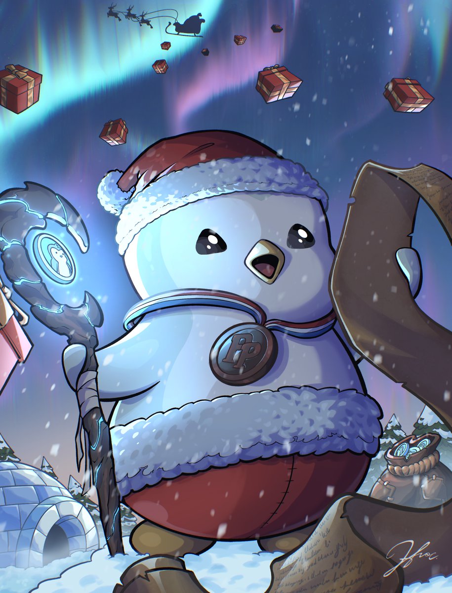 Got some amazing custom art of my penguin done by <a href="/230havoc/">HAVOC 幽玄 🐲</a>. This one's going straight to the pool room!