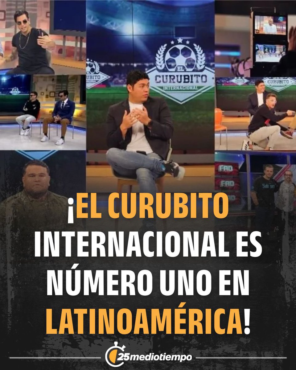 ¡EL MEJOR PROGRAMA!🎉🥇 

El Curubito Internacional <a href="/CurubitoTv/">El Curubito</a> se consagra como el Mejor Programa Deportivo de la Televisión Latinoamericana en los Premios Monitor 2025

bit.ly/45Pq4pJ