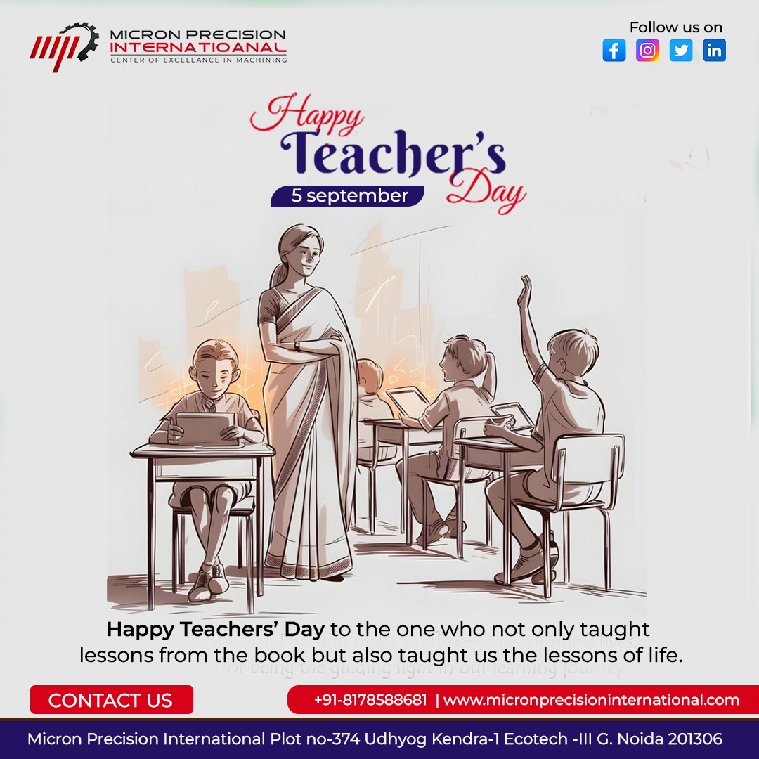 MicronP55's tweet photo. 🌟 Happy Teachers' Day 🌟
Celebrating the mentors who shape minds, build futures, and inspire generations.
Thank you for being the guiding light in our learning journey.
#HappyTeachersDay #TeachersDay2025 #ThankYouTeachers #LifeLessons #MentorsMatter #TeachersOfIndia https://t.co/llb6xcgjD4