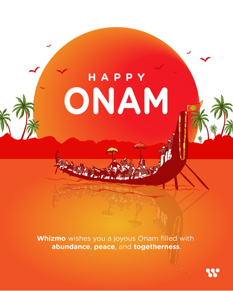 🌸 Happy Onam! 🌸

Onam is a celebration of unity, prosperity, and joy a time when traditions come alive, families gather, and communities rejoice in the spirit of togetherness.

#HappyOnam #Onam2025 #FestivalOfTogetherness #CelebrateOnam #WhizmoUAE #AbundanceAndJoy