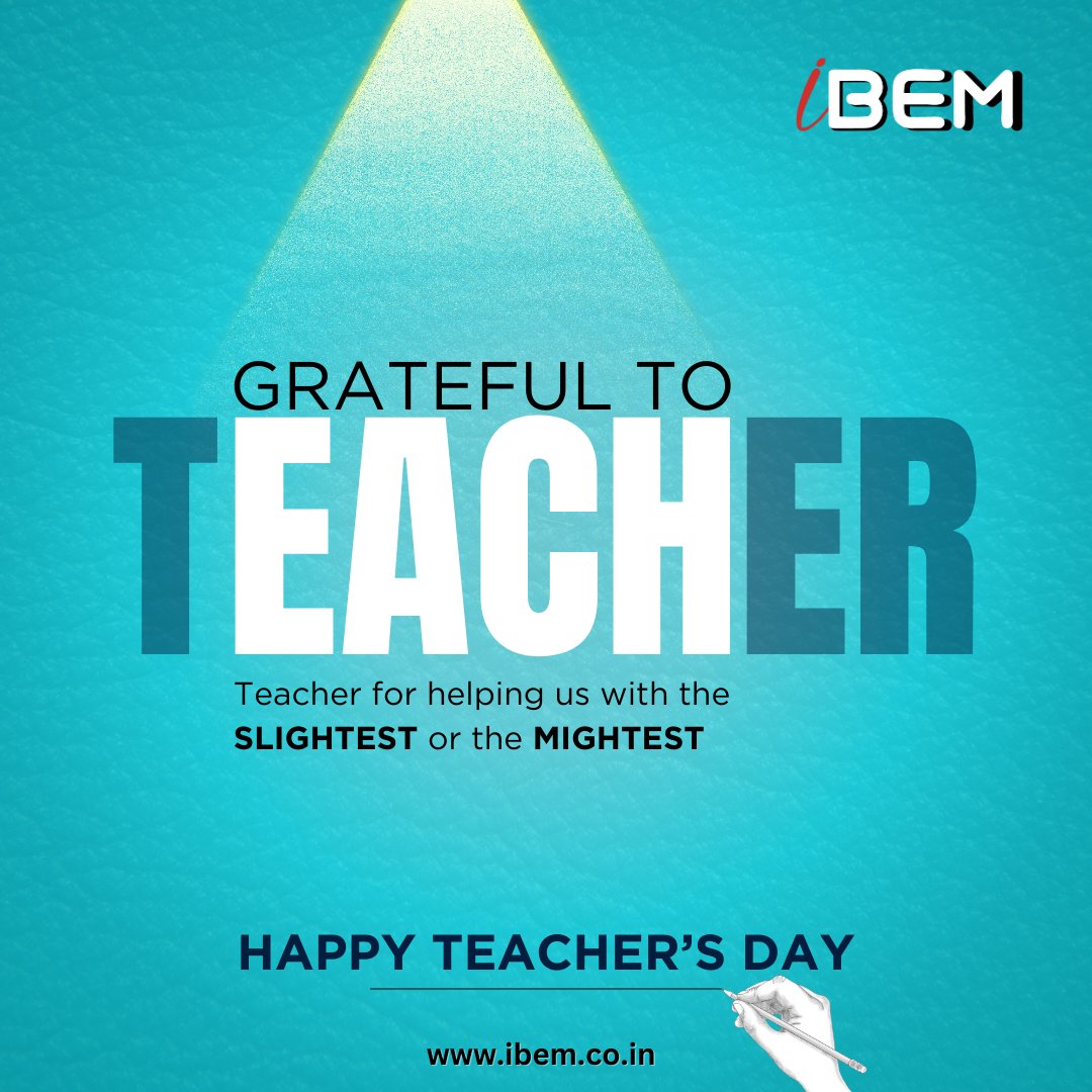 ibemsolutions's tweet photo. 💡📖 Happy Teacher’s Day! 🌸 To all the mentors who inspire us, guide us, and shape our journey — thank you for being the light of knowledge. 🌟 
.
#HappyTeachersDay #TeachersDay2025 #GuidingLight #RespectForTeachers #Gratitude #IBEM #DigitalMarketing #likeandshare https://t.co/RIfE3LRgZV