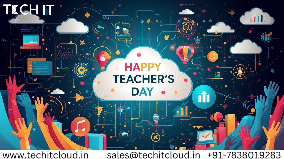 TechIT_Cloud's tweet image. ✨ Happy #TeachersDay ✨
At Tech IT Cloud, we salute all the teachers, mentors &amp;amp; guides who inspire us to learn, grow, and innovate every day.
🙏 A big thank you to all who continue to shape futures!
#HappyTeachersDay #TechITCloud #Gratitude