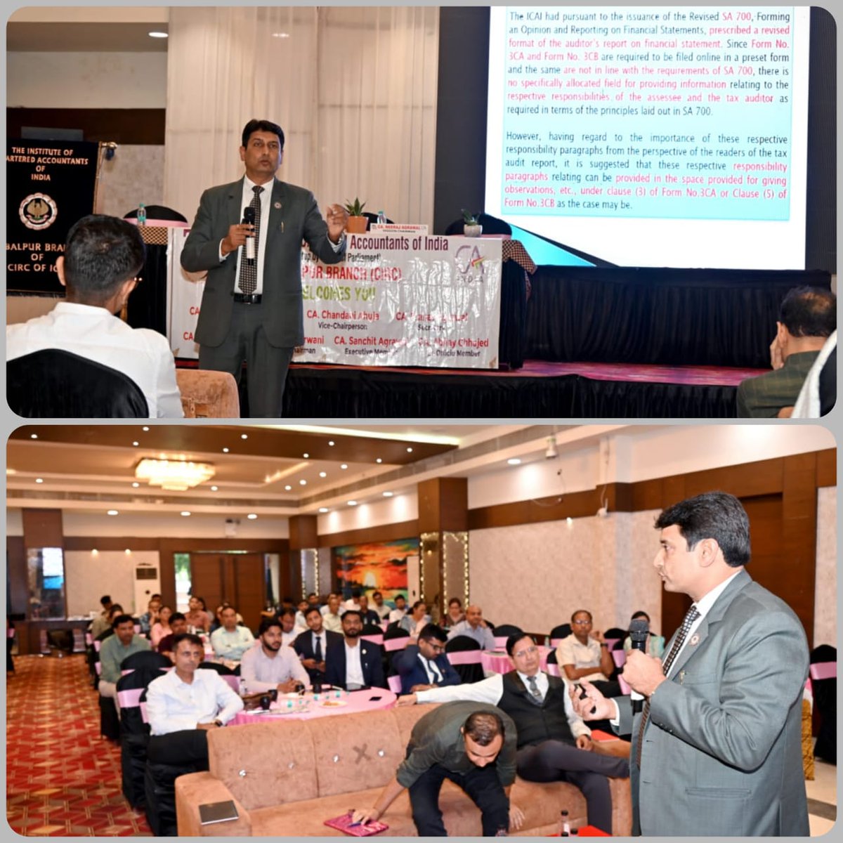The <a href="/PSECicai/">Professional Skills Enrichment Committee, ICAI</a> successfully organised a One Day Workshop on Tax Audit, hosted by the Jabalpur Branch of CIRC of <a href="/theicai/">Institute of Chartered Accountants of India - ICAI</a>.

A big thank you to all members and participants for making this workshop impactful!

#ICAI #TaxAudit #ProfessionalSkills #JabalpurBranch #CIRC