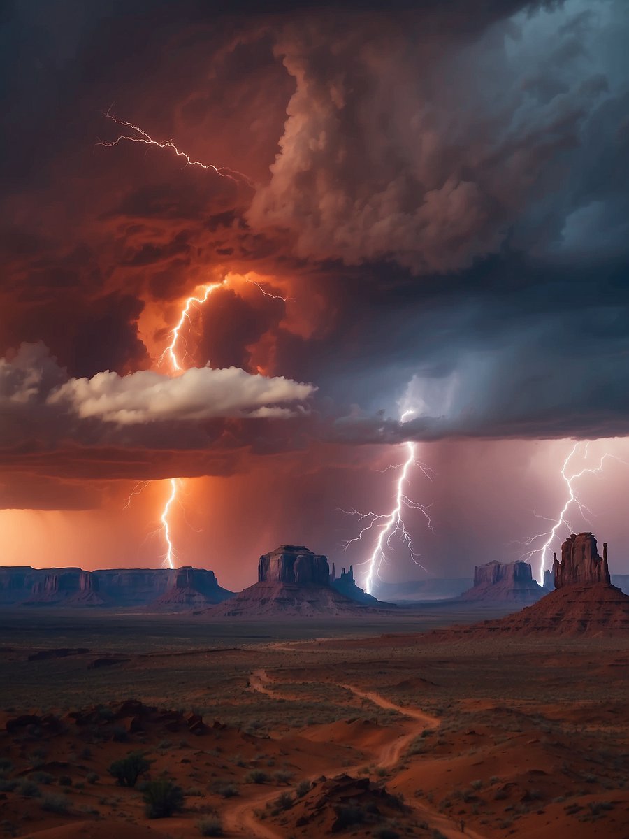 Breathtaking shot in Monument Valley, Arizona ˜