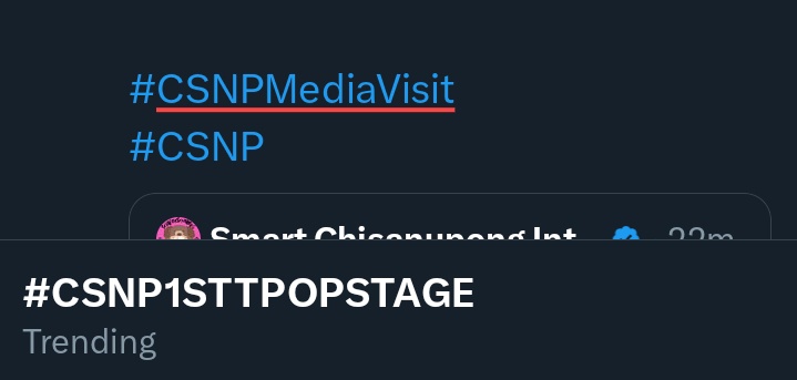 chibi_chieee's tweet photo. STILL TRENDING!!!!!
👉 #CSNP1STTPOPSTAGE 👈
#CSNP
#CSNPMediaVisit https://t.co/uW7VjUFWD5