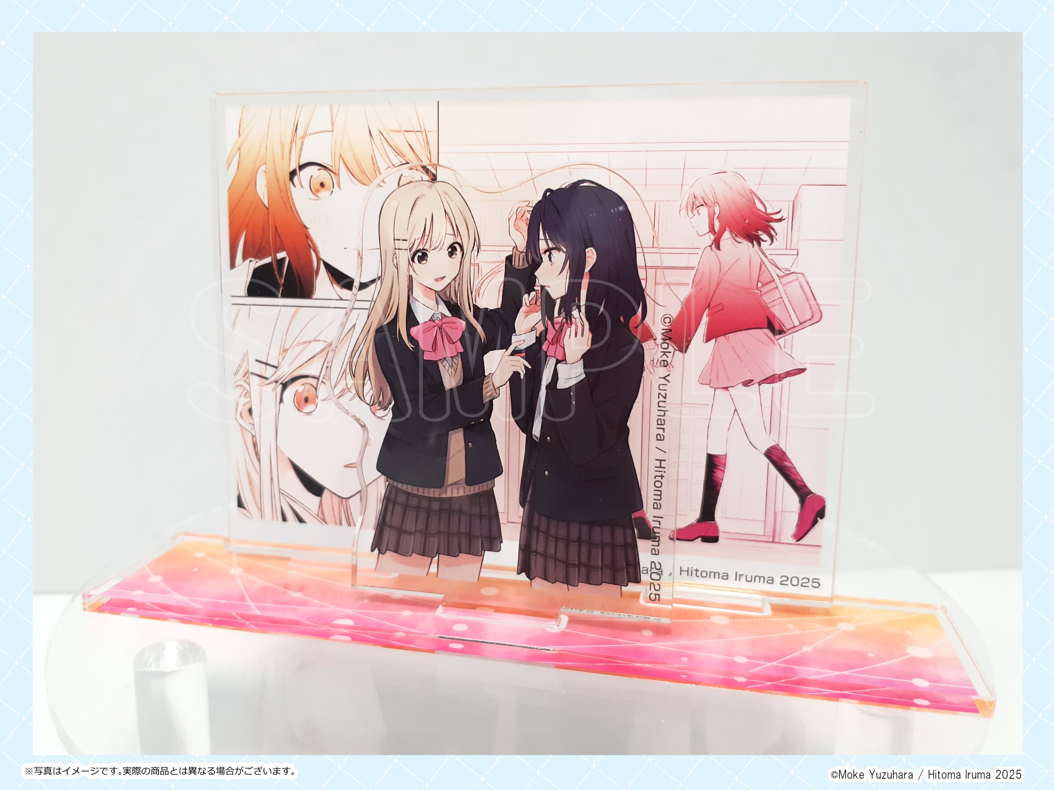 あだしまペディア 安達としまむら箔押しサイン入り複製原画 あだしまペディア 安達としまむら箔押しサイン入り複製原画