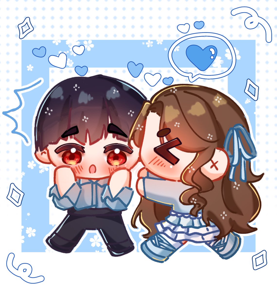 hydrangeafieIds's tweet photo. ꒰ ⚔️🎐 夢 ꒱

our matchy weekend date fits 🩵🧋

© hnii bun, biuns bibi ❤︎ #soshiemi https://t.co/UuxIJeoBaP