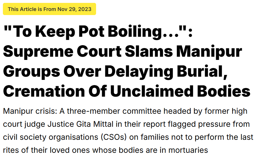 manipur_truth's tweet photo. @VSuresh_Rights With a one-sided 600+ pages document, what you and #PUCL have produced is a drain inspector's report. Some glaring disinformation in ur report r highlighted here. Take moral res'bility for lowering the prestige of a great institution & resign. Position comes with responsibility. https://t.co/p0bl2gQYsa
