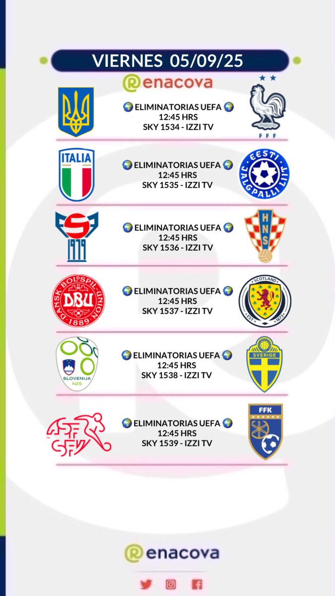 renacova's tweet photo. #AgendaRenacova ⚽️

05 de Septiembre, 2025.

LIKE ♥️ y RT 🔁, es gratis. https://t.co/r6mJLAnbUC