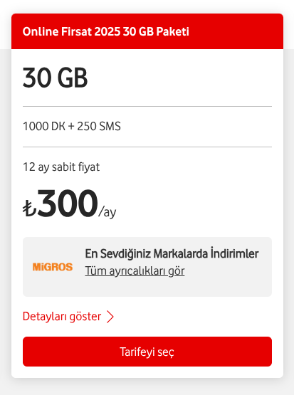 Aynı tarifenin fiyatını yine değiştirdiler. bu sefer 423₺'den 300₺'ye düştü.

20 gün geçti halbuki.

Müşterilerle top gibi oynuyorlar.

Eski müşteri olmanın kerizlikle eşdeğer olduğu başka hangi sektör var?

Paylaşımı yeni görenler için yazayım : mobil hizmet sağlayıcılar yeni