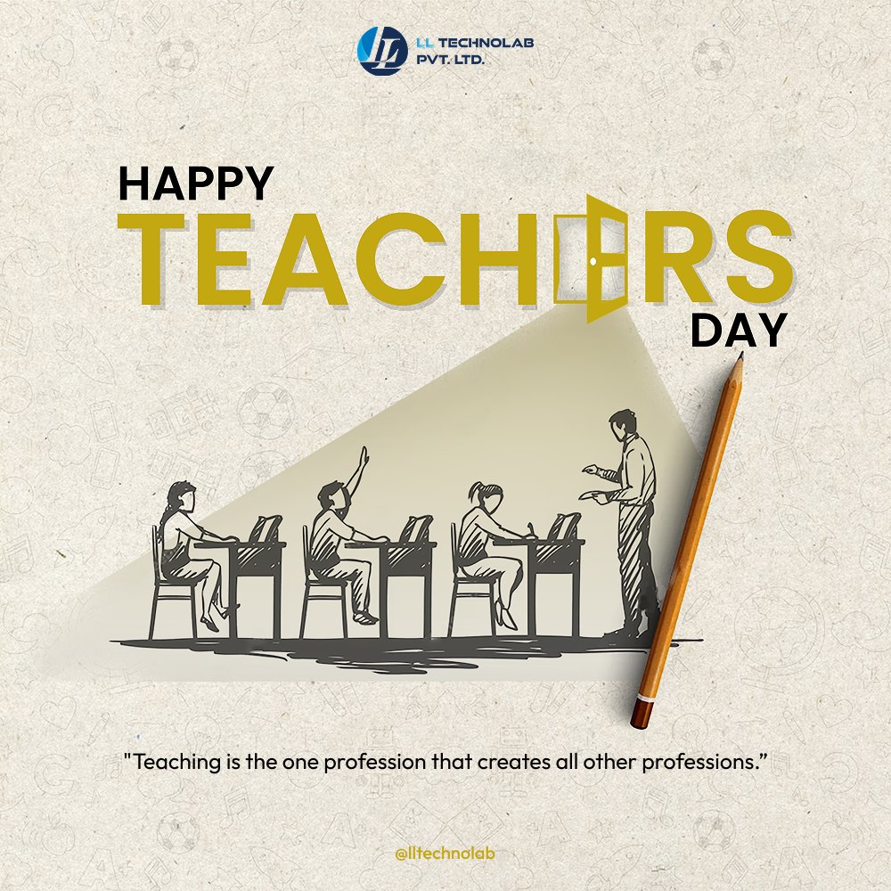 ll_technolab's tweet image. 👩‍🏫 A teacher’s impact goes beyond classrooms.

On this Teacher’s Day, #LLTechnolab salutes all teachers, mentors, and guides who continue to inspire individuals and organizations alike. 

Wishing you a very Happy Teacher’s Day!
.
.
#HappyTeachersDay #Innovation #Learning