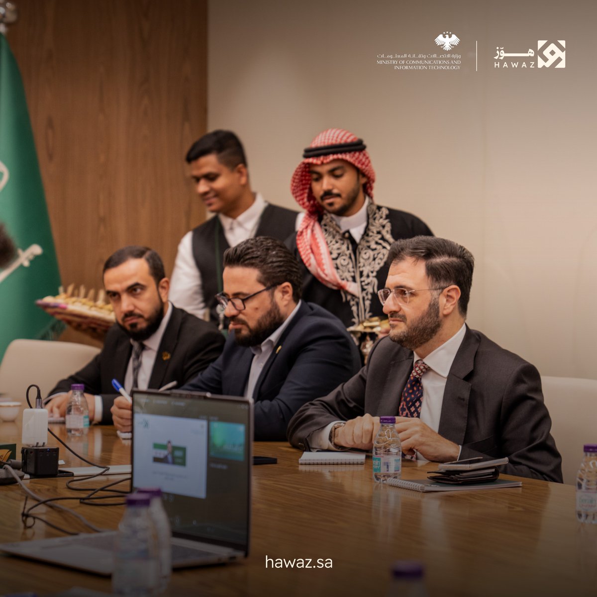 🇸🇾 🇸🇦 | مقتطفات من زيارة معالي الوزير السوري للاتصالات وتقانة المعلومات م. عبدالسلام هيكل وفريقه إلى #هوّز أثناء تواجدهم في الرياض.