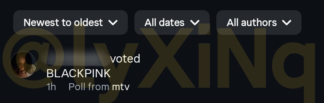 lyXiNq's tweet photo. @BBU_BLACKPINK @BLACKPINK @MTV For #BLACKPINK 

BLINKS POWERVOTE ON MTV
#VOTE_BLACKPINK_BESTGROUP https://t.co/aMUEA1zljN