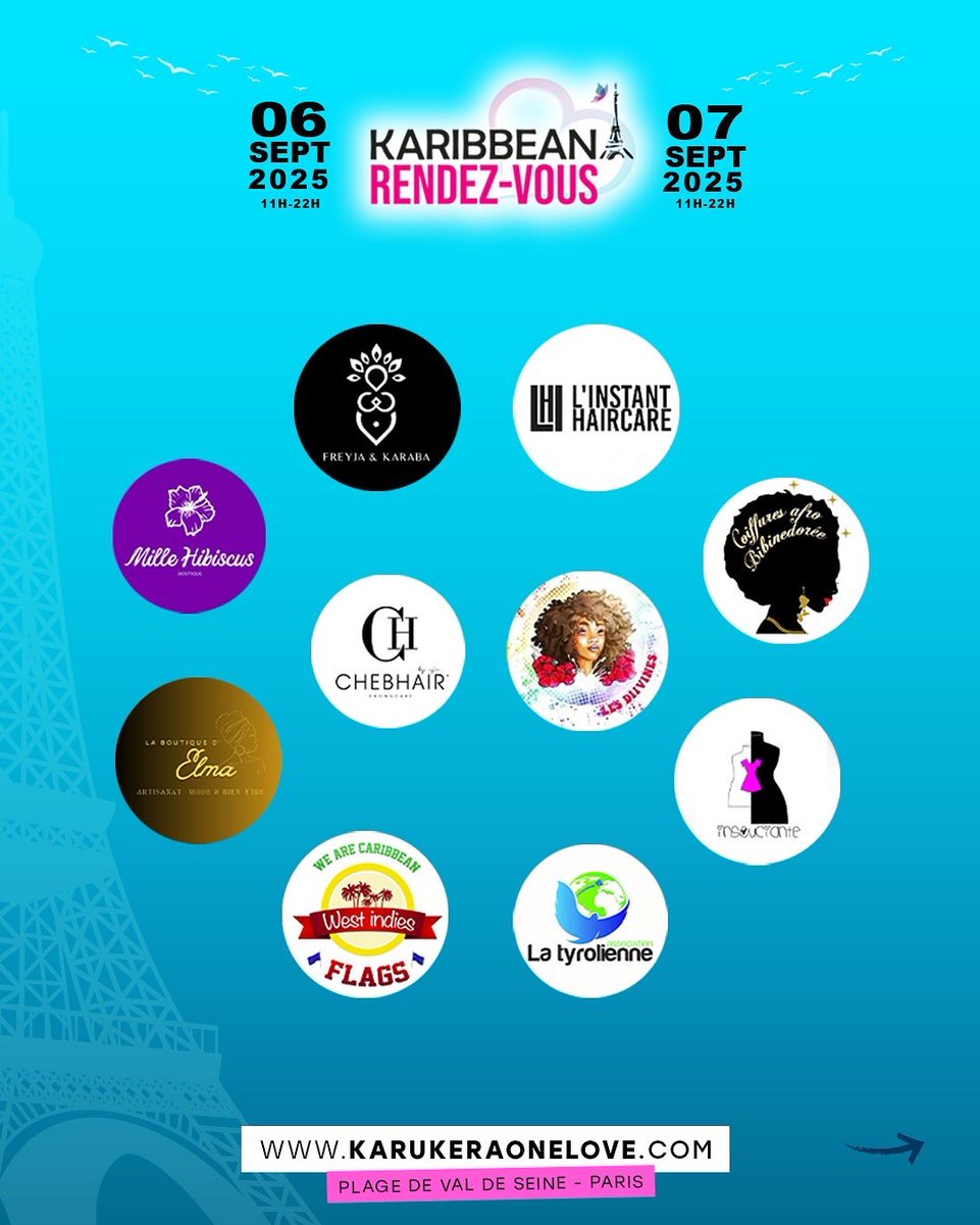 ✨ NOS ARTISANS &amp; ASSOCIATIONS COUP DE CŒUR ✨
Parce que le Karibbean Rendez-Vous, ce n’est pas seulement de la musique et de la fête… c’est aussi la mise en lumière de talents qui font battre le cœur de nos cultures 🌴💜